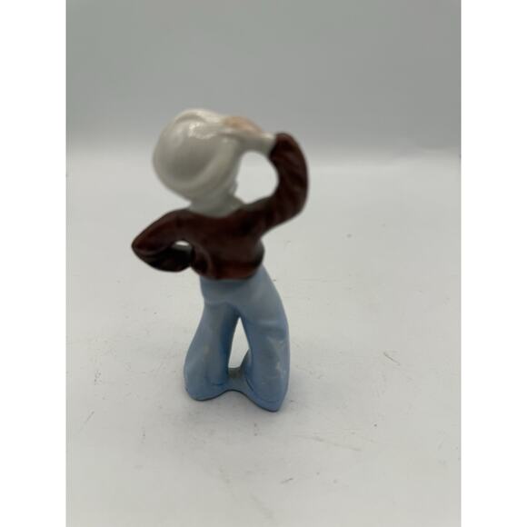 Vintage Occupied Japan Middle Eastern Dancer Figurine Hand Painted 4.75” - Picture 3 of 8